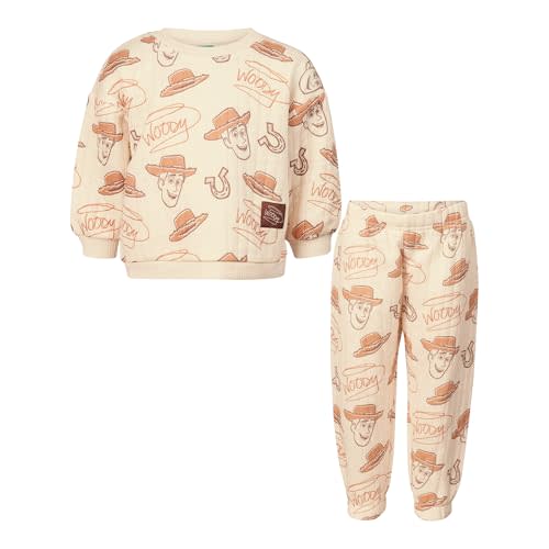 Magic Threadz Disney Clothes Baby Boys Quilted Fleece Outfit Set Mickey, Stitch, Pooh, Toy Story, Marvel & StarWars (12M-24M)