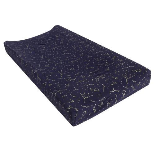 Hudson Baby Changing Pad Cover, Navy Constellation, One Size - Navy Constellation