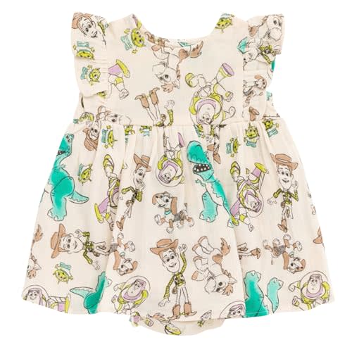 Disney Toy Story Cotton Gauze Matching Family Outfit Dress & Romper & Shorts Set Newborn to Little Kid Sizes (Newborn - 7-8)