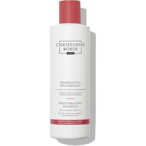 Christophe Robin Regenerating Shampoo With Prickly Pear Oil for Dry, Damaged and Chemically Treated Hair