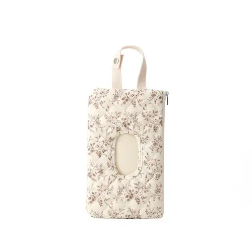 Portable Hanging Mommy Bag – Floral Wet Wipes & Tissue Dispenser for Baby Stroller | On-the-Go Storage Organizer casual travel durable makeup organizer outdoor bags - TikTok Shop