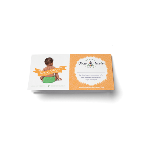Diaper Service Gift Certificates - Mother Nature's Diaper Service