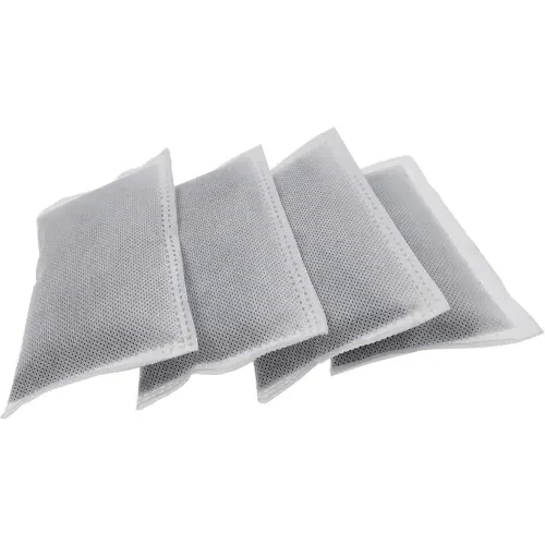 4 Pack Activated Charcoal Odor Absorbing Filter Refill Deodorizer Compatible with iTouchless Trash Cans 8 Gallon and Larger