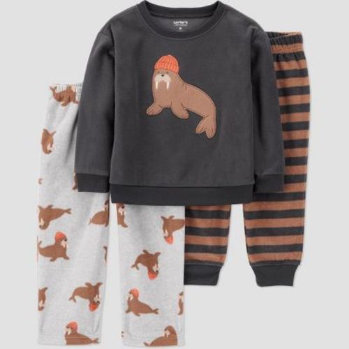 Carter's Just One You® Toddler Boys' 3pc Long Sleeve Poly Fleece Pajama Set