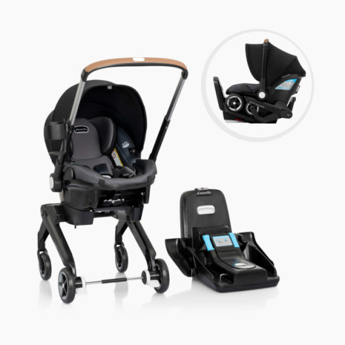 Evenflo Shyft DualRide Infant Car Seat Stroller Combo with Carryall Storage - Boone