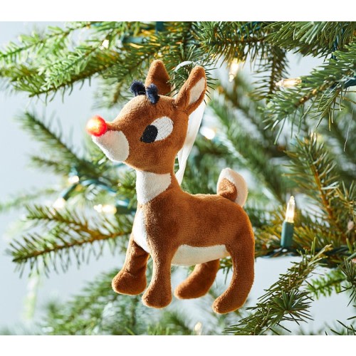 Rudolph the Red-Nosed Reindeer Light-Up Ornaments
