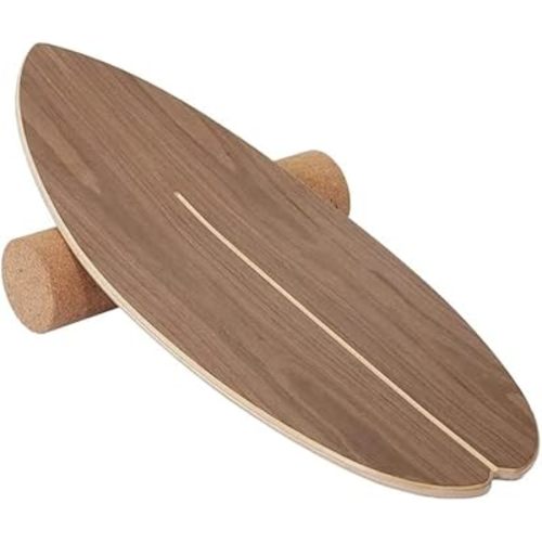 Balance Board Indoor Surfboard Surf Style Home Fitness with Wheel for Exercise, Athletic Training and Board Sports - Fun Workout Equipment For Balance, Stability and Improving Core Strength