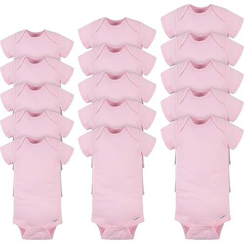 Gerber Unisex Baby 15 Piece Onesies Bodysuit Multi Size Pack