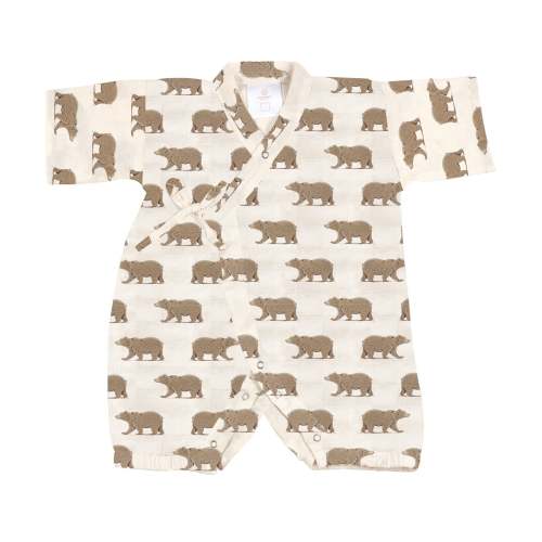 Goodnight Bear Bamboo Mini Kimono Jumpsuit