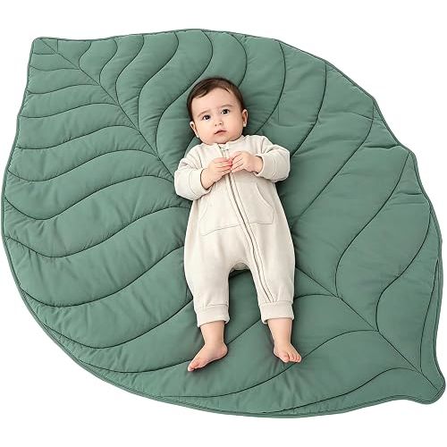 Leaf Nursery Rug, 56.3''x42.1'' Baby Rug, Area Rug for kid's Reading Corner