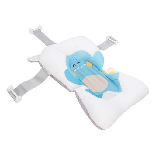 Xirurus Baby Bath Support Cushion Anti Slip Soft Comfort Floating Mat for Newborn Infant, Dinosaur Pattern Polypropylene, 17.32 inches / 44 cm, 0.44 lbs / 199 g.