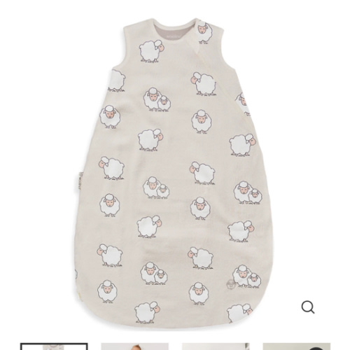 4 Season® Classic Baby Sleeping Bag, Merino Wool & Organic Cotton, Sheep