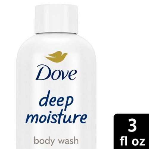 Dove Beauty Nourishing Body Wash Soap For Dry Skin - Deep Moisture - Trial Size - 3 Fl Oz