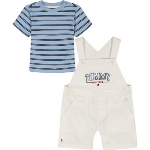 Tommy Hilfiger Stripe T-Shirt & Shortalls Set | Nordstromrack