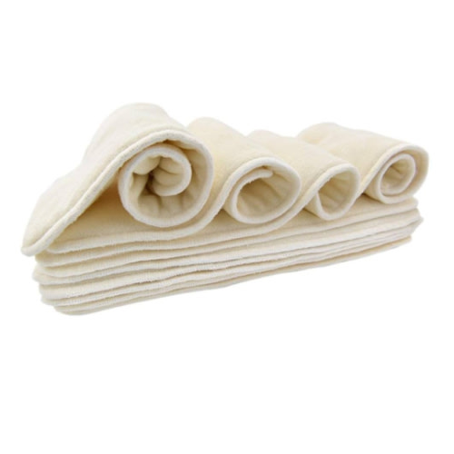 Nora's Nursery Baby Cloth Pocket Diapers Inserts 10 Pack
