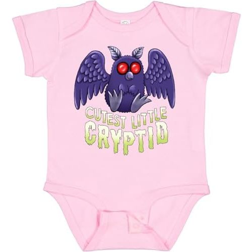 inktastic Cutest Little Cryptid- Mothman Baby Bodysuit