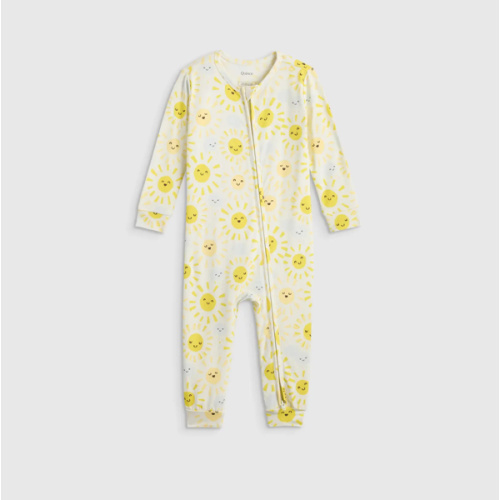 Bamboo One Piece Pajama - Baby in Sunshine