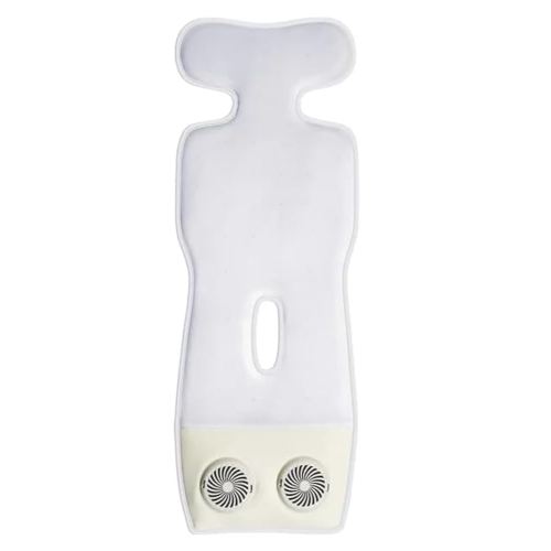 Baby Car Seat Cooling Liner for Infant and Toddler, Large Size, Fits Most Car Seats and Strollers, White