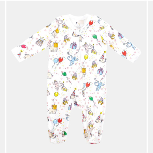 Infant Birthday Bonanza Zipper Footie