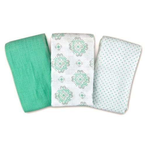 Summer Infant SwaddleMe Muslin Blanket, 3 Count
