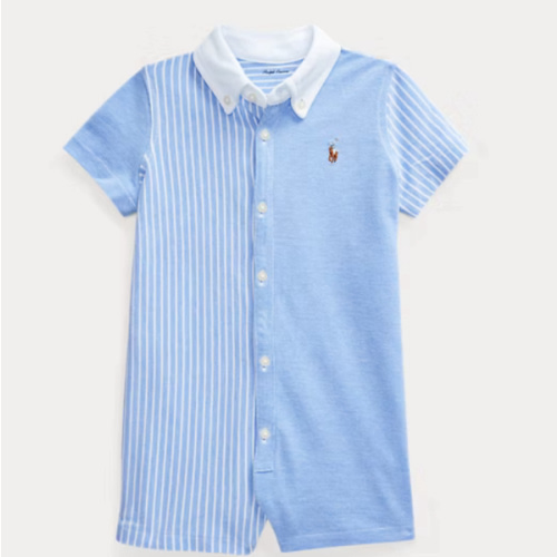 Knit Cotton Oxford Fun Shortall | Ralph Lauren