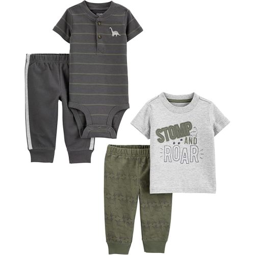 Simple Joys by Carter's baby-boys 4-piece Bodysuit, Top, and Pant Set