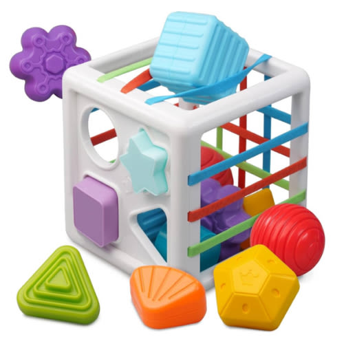 Amazon.com: LiKee Montessori Toys for 1+ Year Old, Shape Sorter Baby Toys for Boys Girl Birthday Gift, Colorful Infant Toddler Toy, 10pcs Sensory Blocks Developmental Learning &Fine Motor Skill 18+ Month : LiKee: Toys & Games