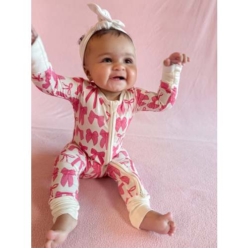 Hot Pink Bows Zippy