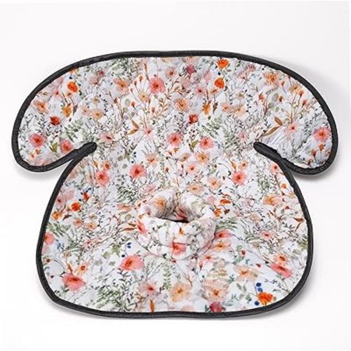 Floral Car Seat Protector Piddle Pad,Waterproof Carseat Covers,Potty Training Anti-Slip Potty Toilet Training Liner for Babies & Toddlers ，Machine Washable