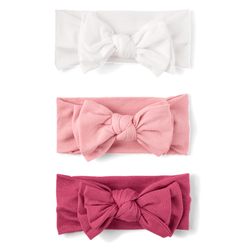 Baby And Toddler Girl Bow Headwrap 3-Pack - Multi