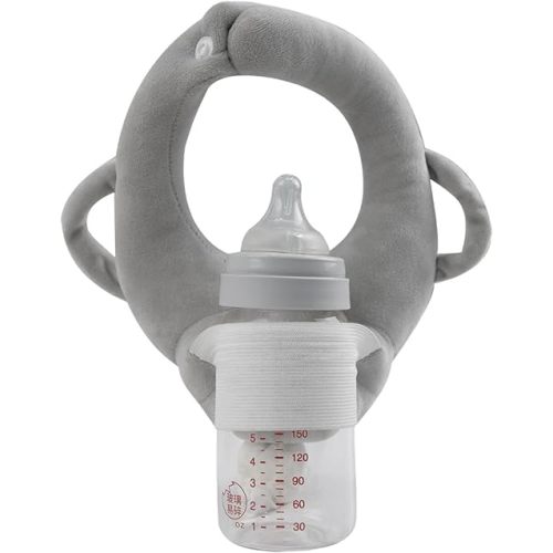 Bottle Holder Hands Free,Bottle Holder for Self Feeding,Adjustable Feeding Pillow, Plush Bottle Support Pillow, Anti-Shedding and Anti-Slip,Soft, Washable,Gifts