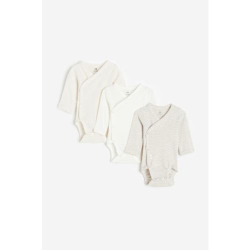 3-pack Long-sleeved Bodysuits