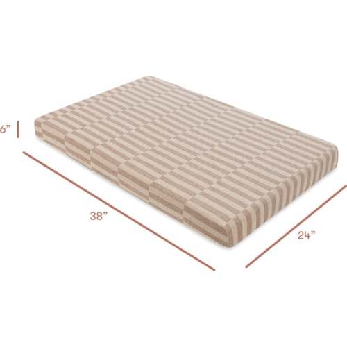 GOTS Certified Organic Muslin Cotton Mini Crib Sheet, Cocoa Stripe - Babyletto | Maisonette