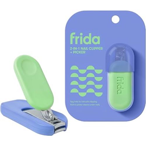Frida for Kids Nail Clipper for Kids, Safety Nail Clipper + Picker, 1 Ct