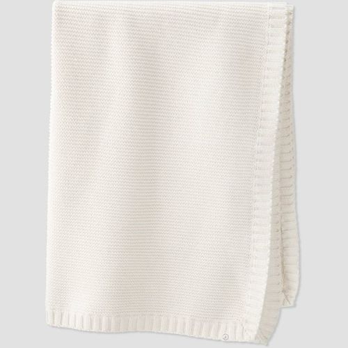 little Planet By Carter's Baby Organic Cotton Sweater Blanket - Cream