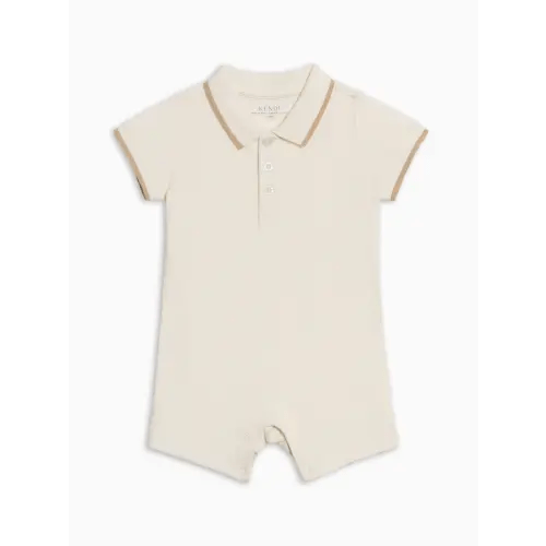 Walter Piqué Polo Romper / 6-12M