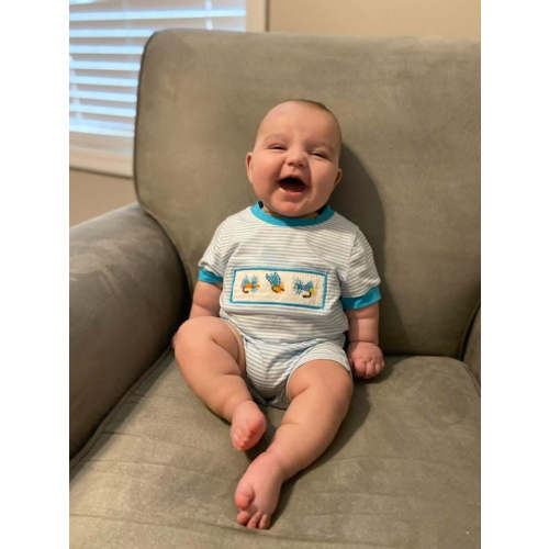 Customer Choice Pre Order 1: Boys Fishing Lure Smocked Romper