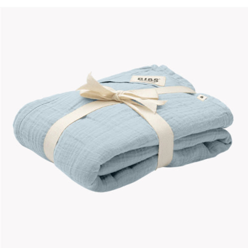 Muslin Swaddle - Baby Blue