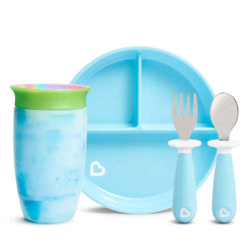 Big Blue Bites Toddler Mealtime Bundle | Munchkin