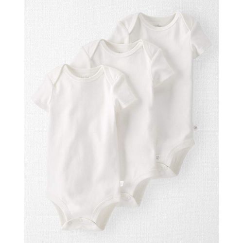 Baby 3-Pack Organic Cotton Rib Bodysuits | Carter’s Oshkosh Canada