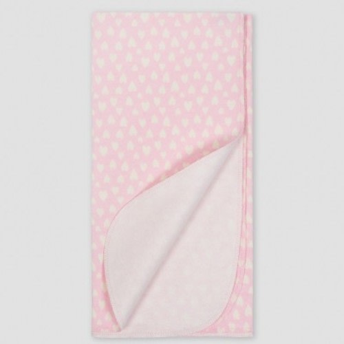 Gerber® Baby Girls' 4pk Flannel Receiving Blanket Princess - Pink/Cream