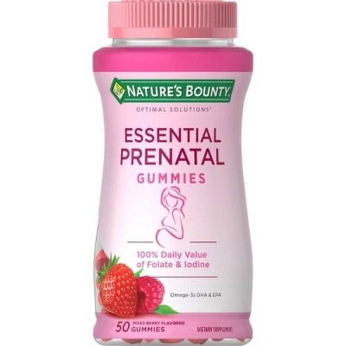 Optimal Solutions Prenatal Gummies - Strawberry - 50ct