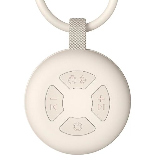 Portable Baby Sound Machine, White Noise Sleep Soother with 12 Soothing Sounds, 15H Battery, Timer & Bluetooth, Noise Canceling for Travel, Nursery, Stroller, Registry Gift for Newborn