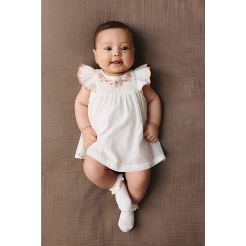 Cotton Bodysuit Dress