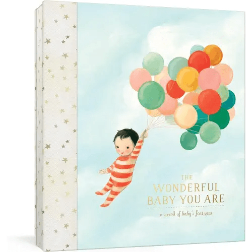 The Wonderful Baby You Are: A Record of Baby's First Year: Baby Memory Book with Milestone Stickers and Pockets