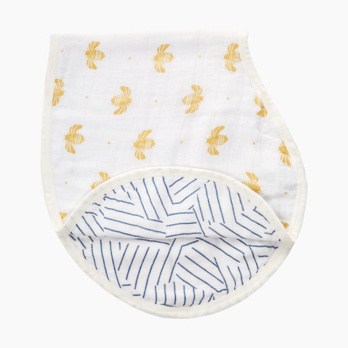 Aden + Anais Silky Burpy Bib - Golden Sun   Bees