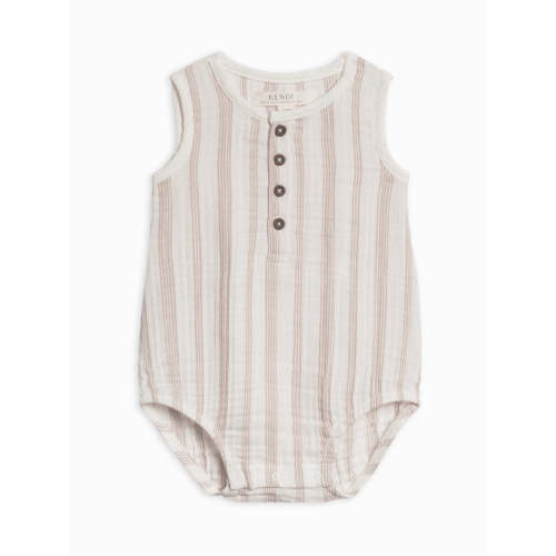 Enzo Stripe / Beige / 6-12M