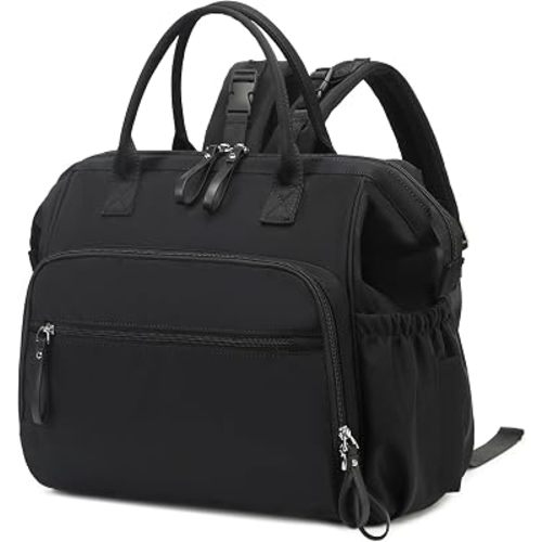 Large Diaper Bag Tote (Black, Large-20L)