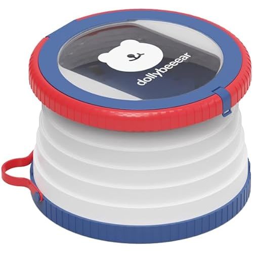 Portable Training Toilet Fold-and-Go Travel Potty Seat for Baby, Kids, Toddlers, Foldable Easy to Use, Durable and Strong, Ideal for Indoor, Travel, Camping, and Outdoor Activities (Blue)