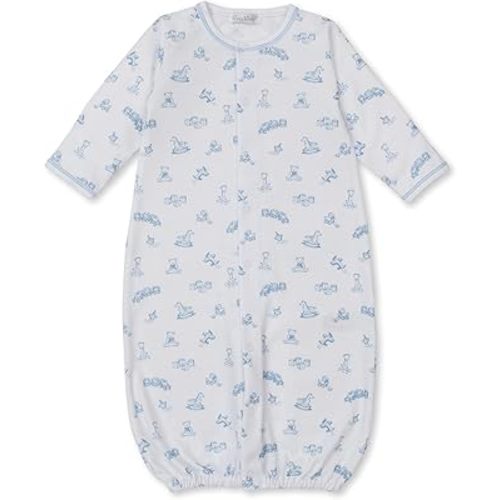 Kissy Kissy Baby Boys Infant Vintage Toy Treasures Print Convertible Gown